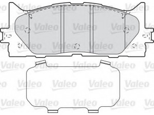 VALEO 598890 stabdžių trinkelių rinkinys, diskinis stabdys 
 Techninės priežiūros dalys -> Papildomas remontas
04465-33440, 04465-33450, 04465-33470