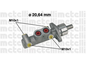 METELLI 05-0289 pagrindinis cilindras, stabdžiai 
 Stabdžių sistema -> Pagrindinis stabdžių cilindras
9948580, 9948585
