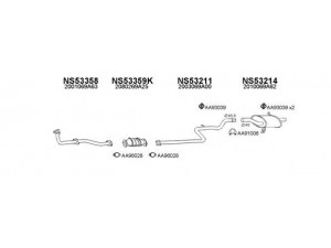 VENEPORTE 530146 išmetimo sistema
