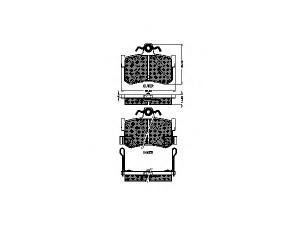 SPIDAN 32048 stabdžių trinkelių rinkinys, diskinis stabdys
GBP90323, SFP000360, SFP100012
