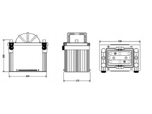FULMEN ERM900DC starterio akumuliatorius; starterio akumuliatorius