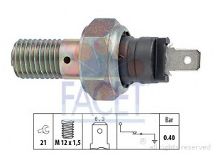 FACET 7.0004 alyvos slėgio jungiklis 
 Variklis -> Variklio elektra
4151890, 4444651
