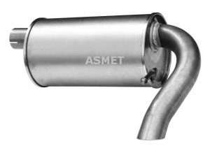 ASMET 07.174 galinis duslintuvas 
 Išmetimo sistema -> Duslintuvas
1013502, 1029673, 1029674, 1087569