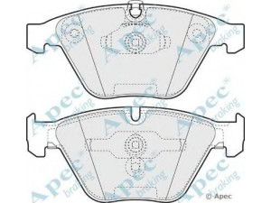 APEC braking PAD1263 stabdžių trinkelių rinkinys, diskinis stabdys 
 Techninės priežiūros dalys -> Papildomas remontas
34111763089, 34112283865, 34116753668