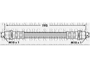 BORG & BECK BBH6760 stabdžių žarnelė 
 Stabdžių sistema -> Stabdžių žarnelės
4B0611775, 4B0611775, 4B0 611 775