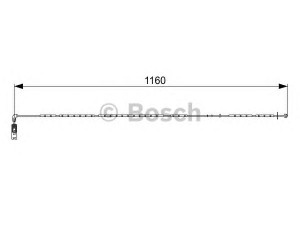 BOSCH 1 987 473 048 įspėjimo kontaktas, stabdžių trinkelių susidėvėjimas 
 Stabdžių sistema -> Susidėvėjimo indikatorius, stabdžių trinkelės
34 35 7 836 969