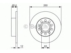 BOSCH 0 986 479 952 stabdžių diskas 
 Dviratė transporto priemonės -> Stabdžių sistema -> Stabdžių diskai / priedai
1K0 615 601 AC, 1K0 615 601 AC