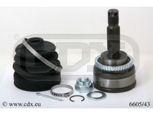 CDX 6605/43 jungčių komplektas, kardaninis velenas 
 Ratų pavara -> Sujungimai/komplektas