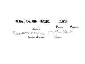 VENEPORTE 330003 išmetimo sistema