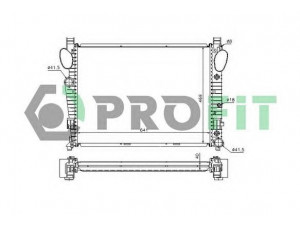 PROFIT PR 3565A1 radiatorius, variklio aušinimas 
 Aušinimo sistema -> Radiatorius/alyvos aušintuvas -> Radiatorius/dalys
2205000903, 2205002003, 2305000303