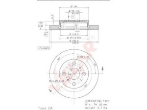 VILLAR 628.1588 stabdžių diskas 
 Dviratė transporto priemonės -> Stabdžių sistema -> Stabdžių diskai / priedai
4351252020, 4351252050