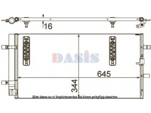 AKS DASIS 482018N kondensatorius, oro kondicionierius 
 Oro kondicionavimas -> Kondensatorius
4G0260403A, 8K0260401D, 8K0260401E
