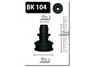 SHAFTEC BK104 gofruotoji membrana, kardaninis velenas 
 Ratų pavara -> Gofruotoji membrana