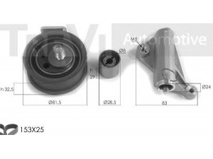 TREVI AUTOMOTIVE KD1277 paskirstymo diržo komplektas 
 Techninės priežiūros dalys -> Papildomas remontas
058198479, 058198479