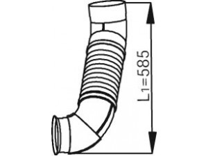 DINEX 53121 išleidimo kolektorius 
 Išmetimo sistema -> Išmetimo vamzdžiai
948.490.3919