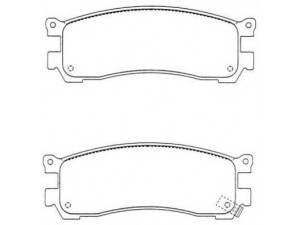 AISIN ASN-239 stabdžių trinkelių rinkinys, diskinis stabdys
H2662648Z, H2662648ZA, HF392648Z
