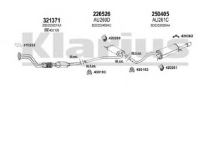 KLARIUS 940512E išmetimo sistema 
 Išmetimo sistema -> Išmetimo sistema, visa