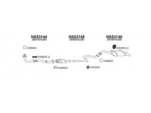 VENEPORTE 530014 išmetimo sistema 
 Išmetimo sistema -> Išmetimo sistema, visa