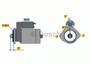 BOSCH 0 986 022 571 starteris