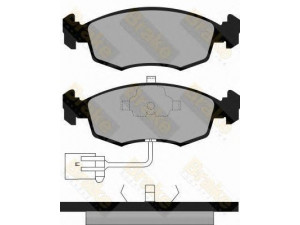 Brake ENGINEERING PA966 stabdžių trinkelių rinkinys, diskinis stabdys 
 Techninės priežiūros dalys -> Papildomas remontas
1034512, 1629697, 1640755, 6128158