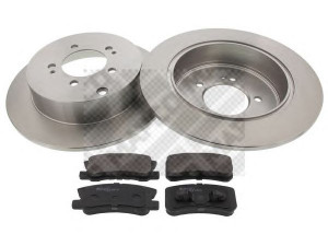 MAPCO 47539 stabdžių rinkinys, diskiniai stabdžiai 
 Stabdžių sistema -> Diskinis stabdys -> Stabdžių remonto rinkinys