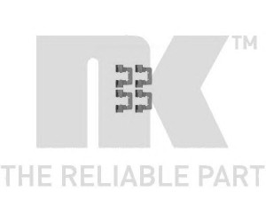 NK 79361781 priedų komplektas, diskinių stabdžių trinkelės 
 Stabdžių sistema -> Diskinis stabdys -> Stabdžių dalys/priedai