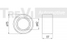 TREVI AUTOMOTIVE WB2154 rato guolio komplektas 
 Ašies montavimas/vairavimo mechanizmas/ratai -> Rato stebulė/montavimas -> Rato guolis