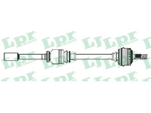LPR DS52248 kardaninis velenas 
 Ratų pavara -> Kardaninis velenas
7711134782, 7711135319, 8200030619