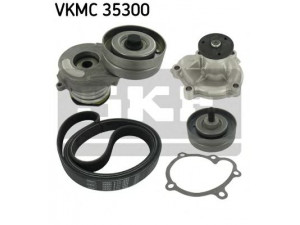 SKF VKMC 35300 vandens siurblys + V formos rumbuotas diržas, komplektas 
 Diržinė pavara -> Dirželio skriemulys
022 145 933 T, 38920-PLZ-D00, 38940-PLZ-D00