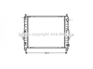 AVA QUALITY COOLING RTA2167 radiatorius, variklio aušinimas 
 Aušinimo sistema -> Radiatorius/alyvos aušintuvas -> Radiatorius/dalys
7701038688, 7701352366