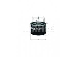 KNECHT OC 570 alyvos filtras 
 Techninės priežiūros dalys -> Techninės priežiūros intervalai
8094872, 2995811, 504091563