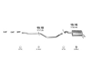 POLMO POLMO99552 išmetimo sistema 
 Išmetimo sistema -> Išmetimo sistema, visa