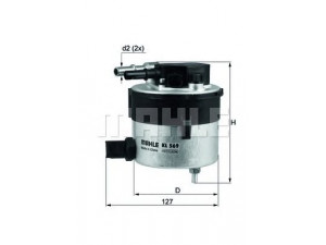 KNECHT KL 569 kuro filtras 
 Techninės priežiūros dalys -> Papildomas remontas
1386037, 5M5Q9155AA, Y60313480