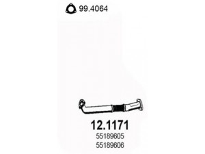 ASSO 12.1171 išleidimo kolektorius 
 Išmetimo sistema -> Išmetimo vamzdžiai
55183004, 55189605, 55189606, 55191454