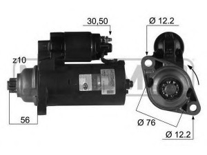 MESSMER 220212 starteris 
 Elektros įranga -> Starterio sistema -> Starteris
02T 911 023 C, 02T 911 023 H