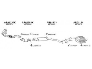 VENEPORTE 010092 išmetimo sistema 
 Išmetimo sistema -> Išmetimo sistema, visa