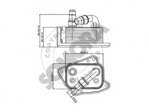 SOMORA 040765 alyvos aušintuvas, variklio alyva 
 Aušinimo sistema -> Radiatorius/alyvos aušintuvas -> Alyvos aušintuvas
11427508967