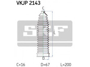 SKF VKJP 2143 gofruotoji membrana, vairavimas 
 Vairavimas -> Gofruotoji membrana/sandarinimai