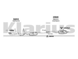 KLARIUS 060447E išmetimo sistema