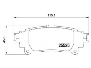 BREMBO P 83 132 stabdžių trinkelių rinkinys, diskinis stabdys 
 Techninės priežiūros dalys -> Papildomas remontas
0446630280, 0446630310