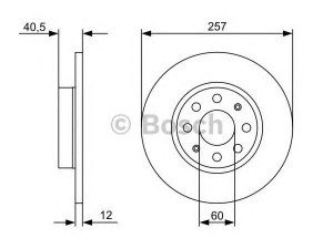 BOSCH 0 986 479 402 stabdžių diskas 
 Stabdžių sistema -> Diskinis stabdys -> Stabdžių diskas
51806099, 51806103, 55700398, 55700918