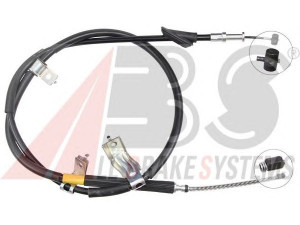 A.B.S. K16667 trosas, stovėjimo stabdys 
 Stabdžių sistema -> Valdymo svirtys/trosai
26051-AE010, 26051-AE050