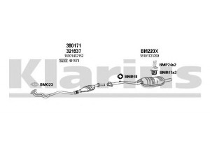 KLARIUS 060277U išmetimo sistema 
 Išmetimo sistema -> Išmetimo sistema, visa