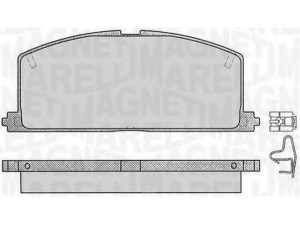 MAGNETI MARELLI 363916060405 stabdžių trinkelių rinkinys, diskinis stabdys 
 Techninės priežiūros dalys -> Papildomas remontas
449112230, 449112231, 449112250
