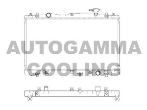 AUTOGAMMA 107327 radiatorius, variklio aušinimas
1770057L30