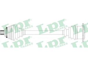 LPR DS14124 kardaninis velenas 
 Ratų pavara -> Kardaninis velenas
4A0407272BD, 4A0407272DF, 4A0407451