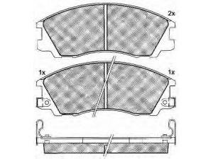 BSF 10923 stabdžių trinkelių rinkinys, diskinis stabdys 
 Techninės priežiūros dalys -> Papildomas remontas
58101H1A00, 58101H1A01, 58101H1A10