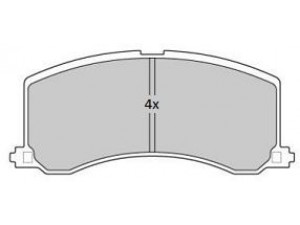 FREMAX FBP-1775 stabdžių trinkelių rinkinys, diskinis stabdys
55800-60G00, 55800-61G50, 55800-61G60