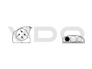 VDO 110-902-149-008H instrumentų skydas
124 542 08 01, A124 542 08 01
