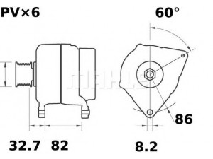 MAHLE ORIGINAL MG 390 kintamosios srovės generatorius 
 Elektros įranga -> Kint. sr. generatorius/dalys -> Kintamosios srovės generatorius
5 026 142, 5 026 228, 5 029 628